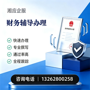 南昌财务辅导申请服务