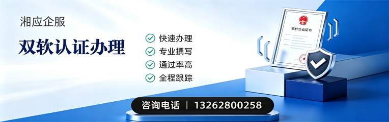 南昌双软认证申报服务